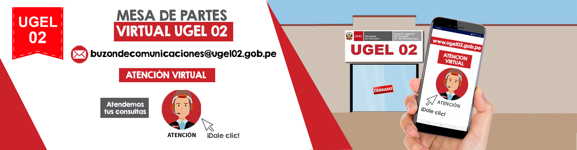 Mesa de partes virtual UGEL 02